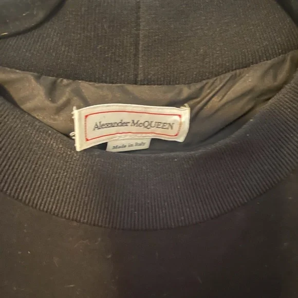 Alexander McQueen Black Logo T-Shirt Dress size 46 (large) - Picture 2 of 7